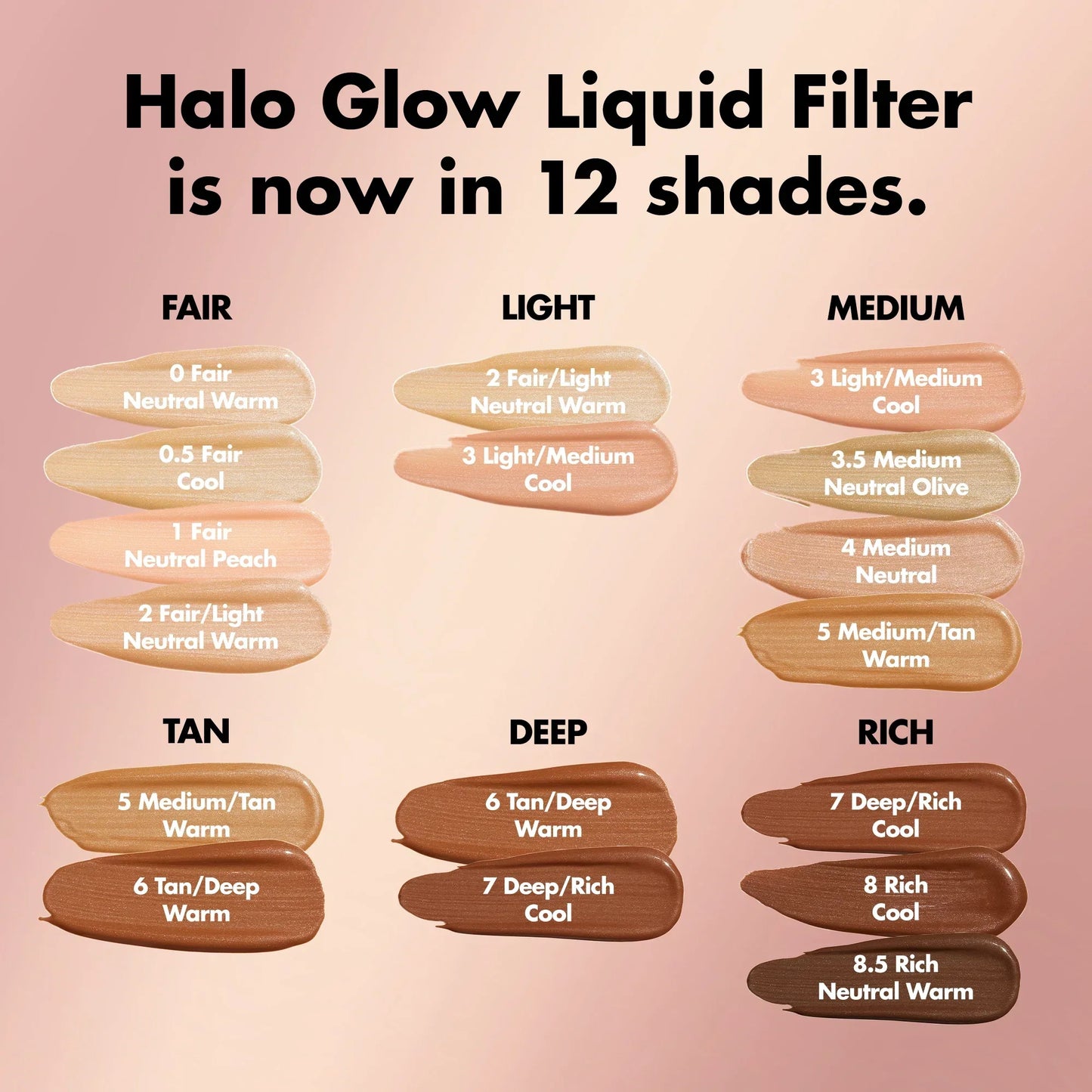 e.l.f. Halo Glow Liquid Filter, 3 Light/Medium, 1.06 fl oz